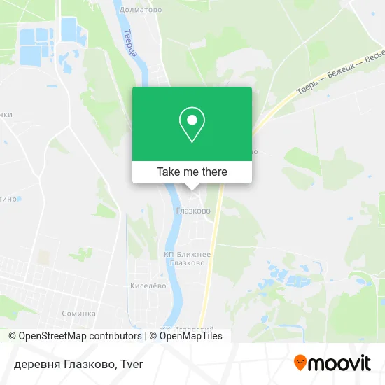 деревня Глазково map
