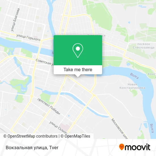 Вокзальная улица map