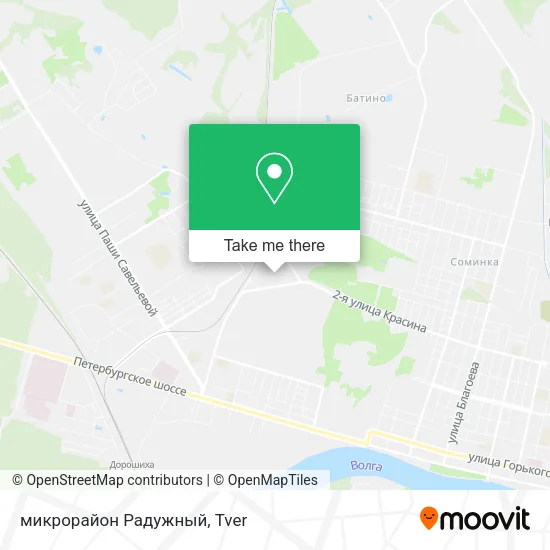 микрорайон Радужный map