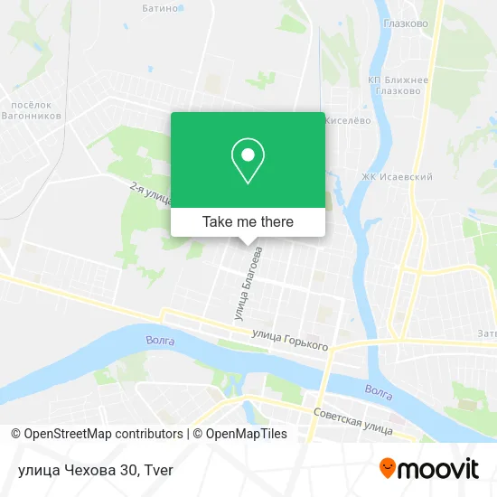 улица Чехова 30 map
