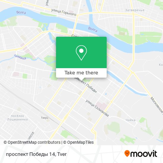 проспект Победы 14 map