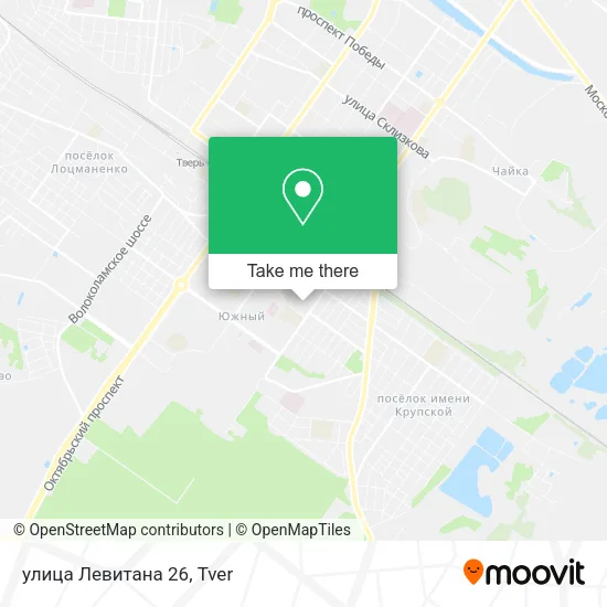 улица Левитана 26 map