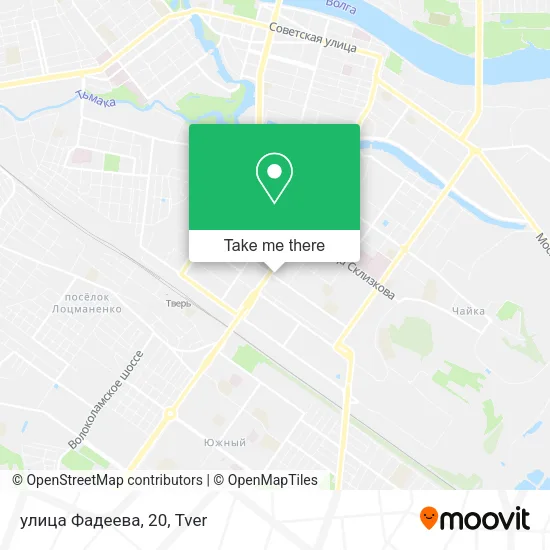 улица Фадеева, 20 map