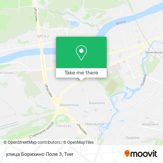 улица Борихино Поле 3 map