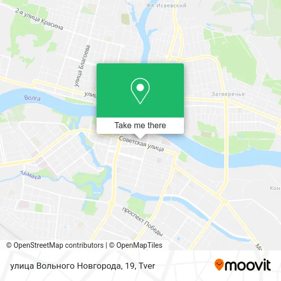 улица Вольного Новгорода, 19 map
