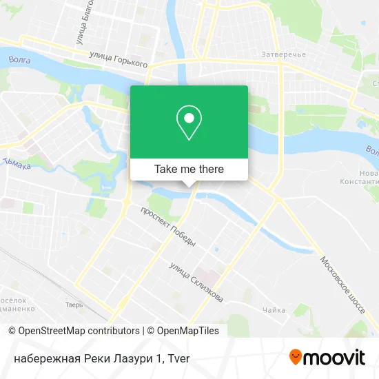 набережная Реки Лазури 1 map
