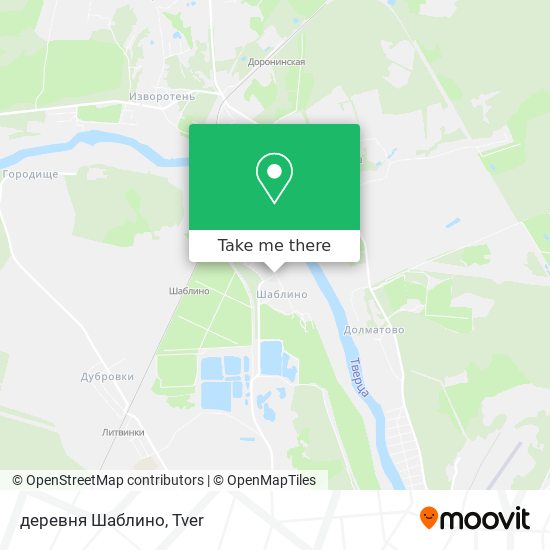 деревня Шаблино map