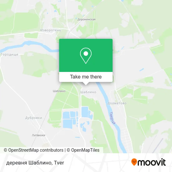 деревня Шаблино map