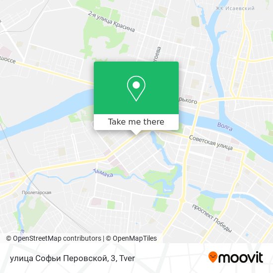 улица Софьи Перовской, 3 map