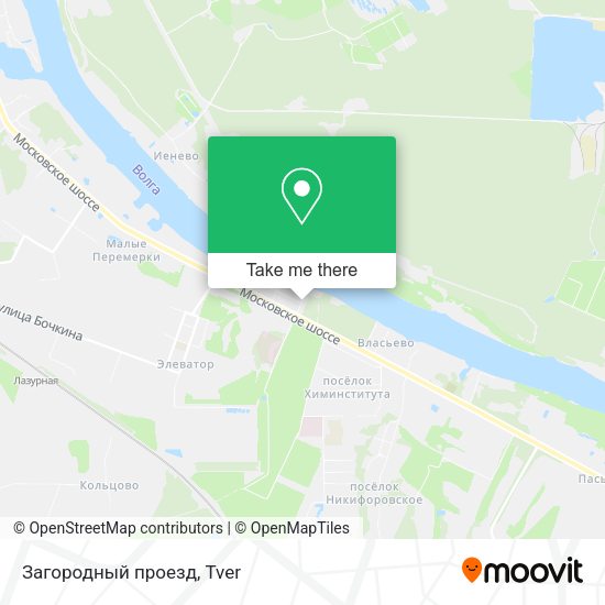 Загородный проезд map