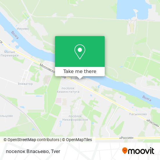 поселок Власьево map