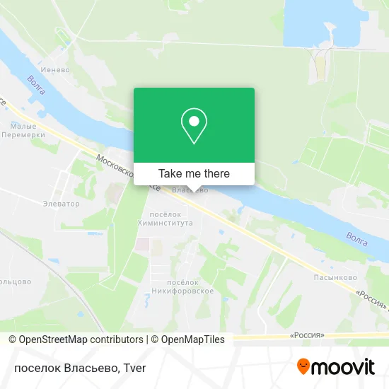 поселок Власьево map