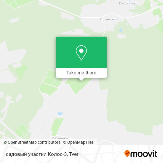 садовый участки Колос-3 map
