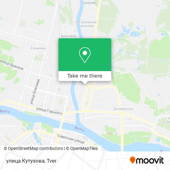 улица Кутузова map