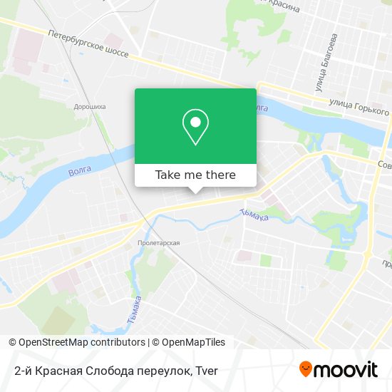 2-й Красная Слобода переулок map
