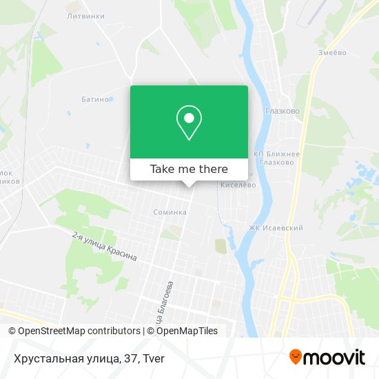 Хрустальная улица, 37 map
