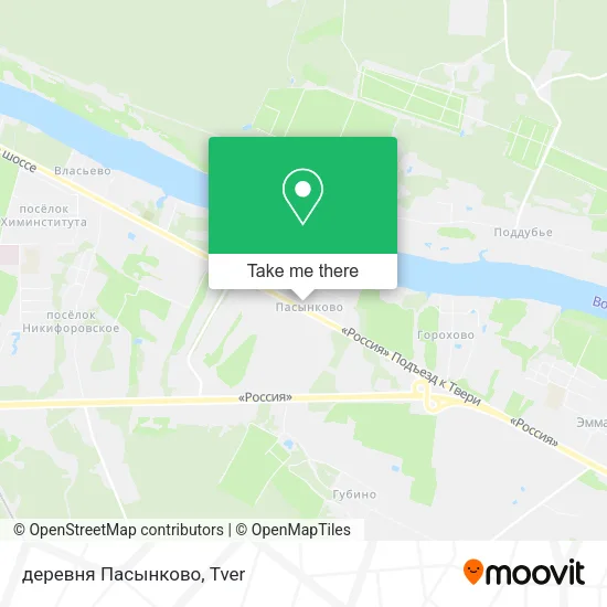 деревня Пасынково map