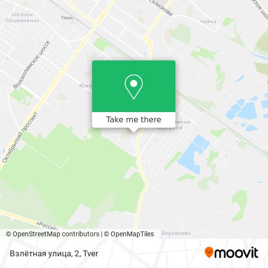 Взлётная улица, 2 map