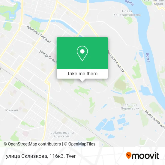 улица Склизкова, 116к3 map