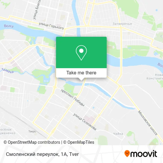 Смоленский переулок, 1А map