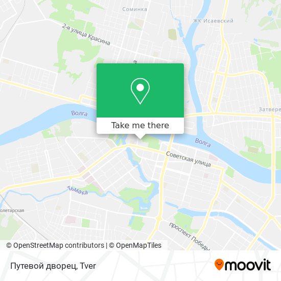 Путевой дворец map