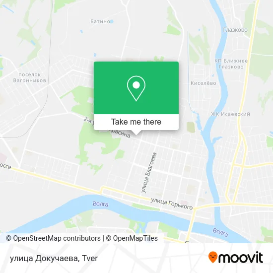 улица Докучаева map