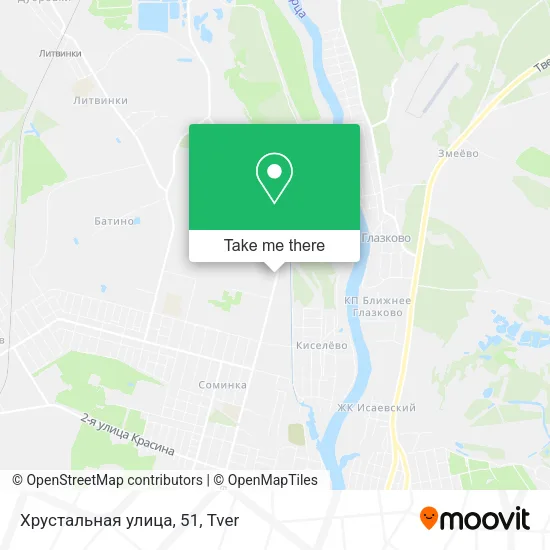 Хрустальная улица, 51 map