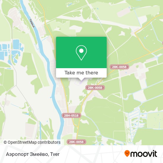 Аэропорт Змеёво map