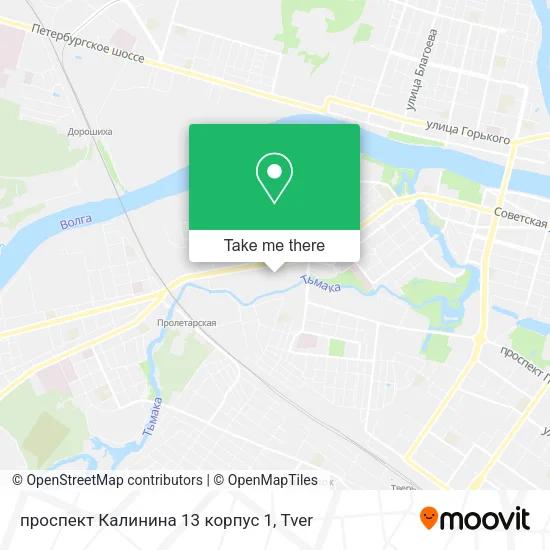 проспект Калинина 13 корпус 1 map