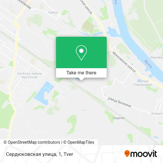 Сердюковская улица, 1 map