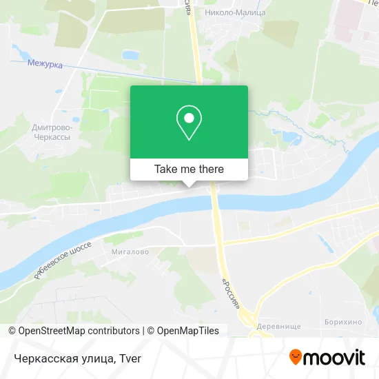 Черкасская улица map