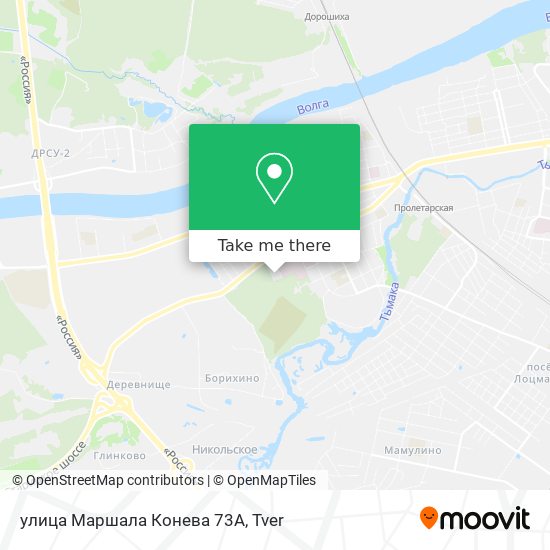 улица Маршала Конева 73А map
