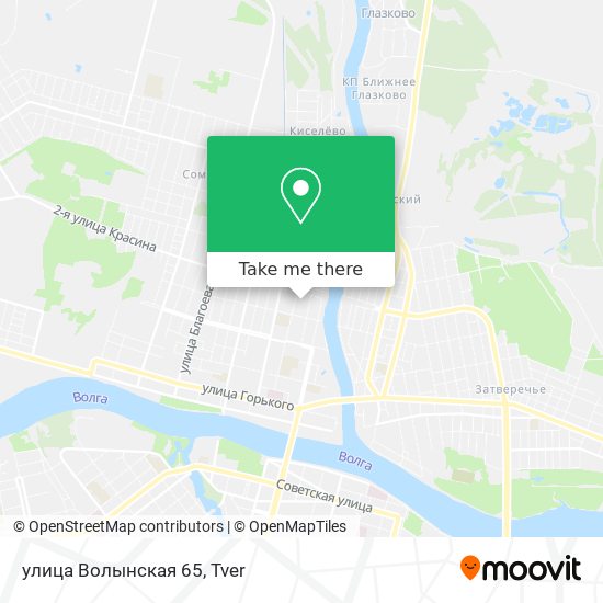 улица Волынская 65 map