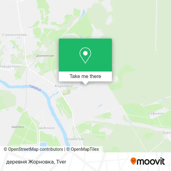 деревня Жорновка map