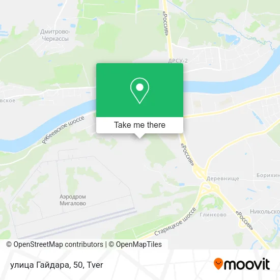 улица Гайдара, 50 map