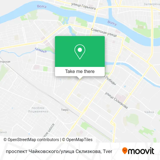 проспект Чайковского / улица Склизкова map