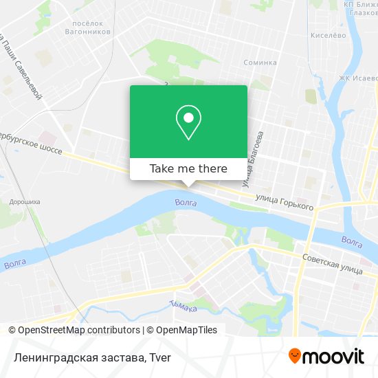 Ленинградская застава map