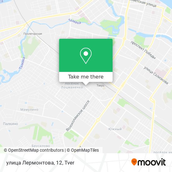 улица Лермонтова, 12 map