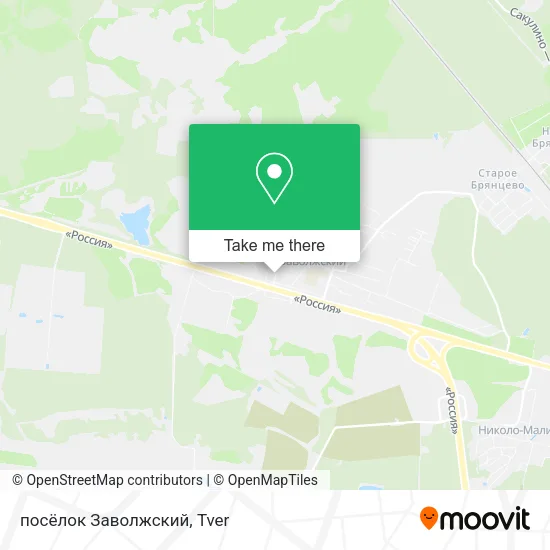 посёлок Заволжский map