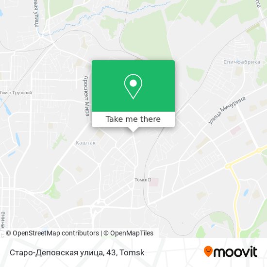 Старо-Деповская улица, 43 map