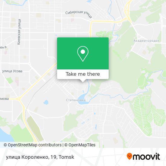 улица Короленко, 19 map