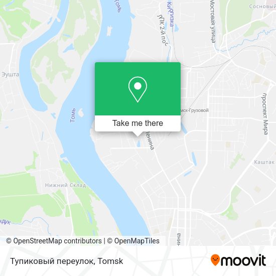 Тупиковый переулок map