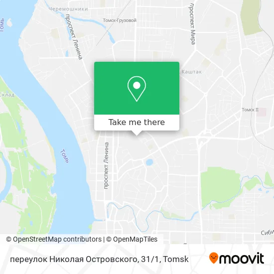 переулок Николая Островского, 31 / 1 map