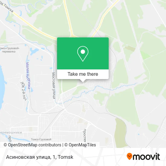 Асиновская улица, 1 map