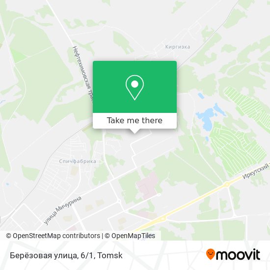 Берёзовая улица, 6/1 map