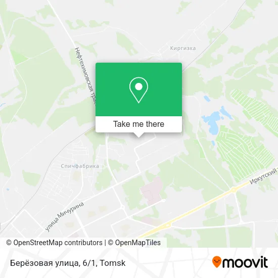 Берёзовая улица, 6/1 map