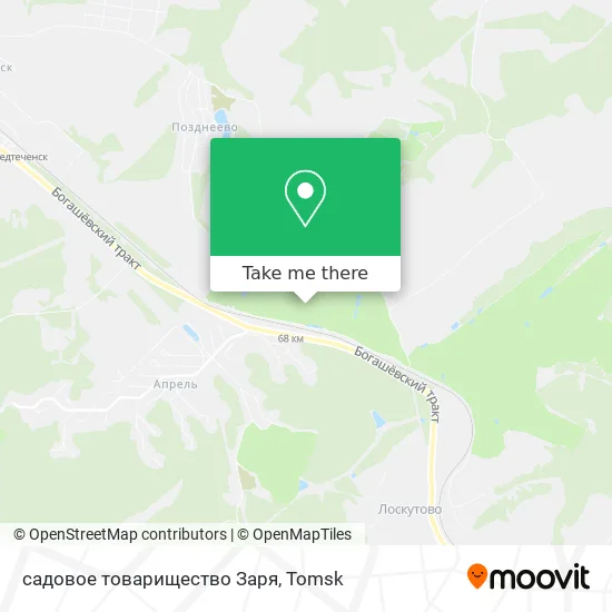 садовое товарищество Заря map