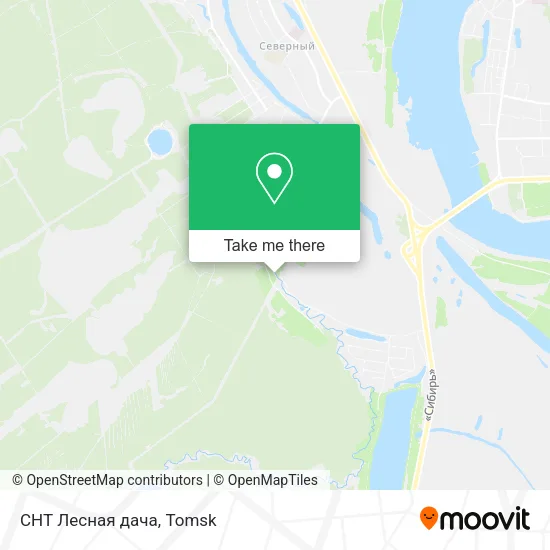 СНТ Лесная дача map