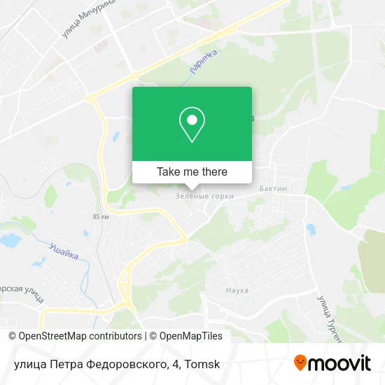 улица Петра Федоровского, 4 map