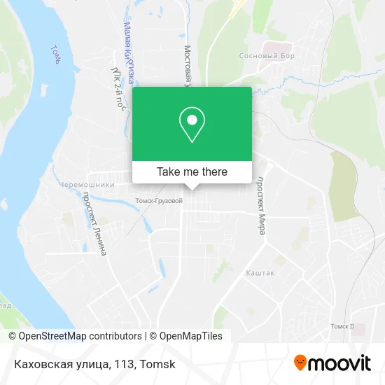 Каховская улица, 113 map